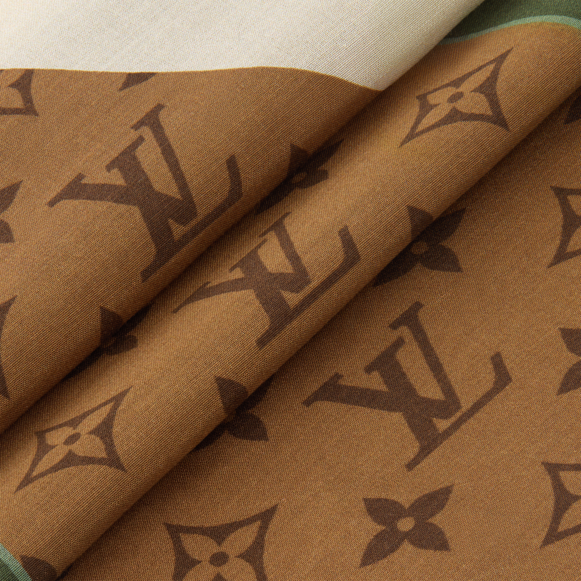 Monogram Patchwork Bandana - Luxury S00 Green | LOUIS VUITTON